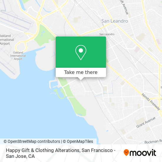 Mapa de Happy Gift & Clothing Alterations