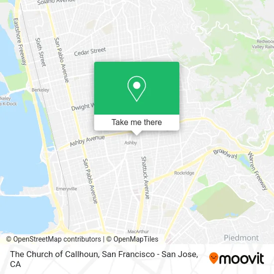 Mapa de The Church of Callhoun