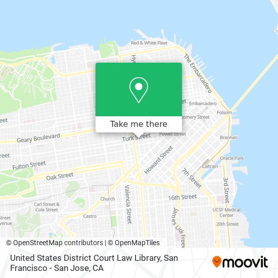 United States District Court Law Library map