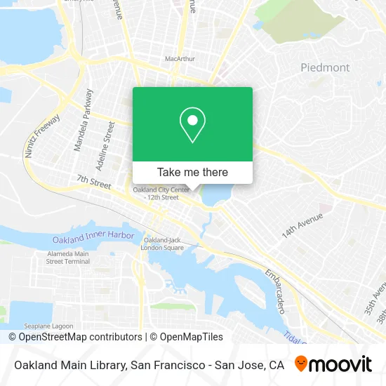 Mapa de Oakland Main Library