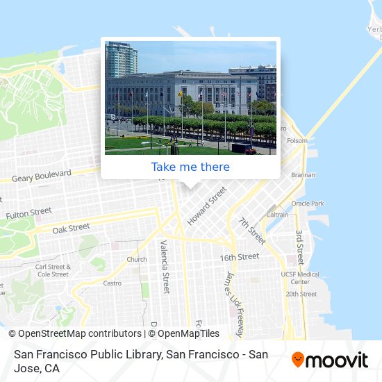 Mapa de San Francisco Public Library