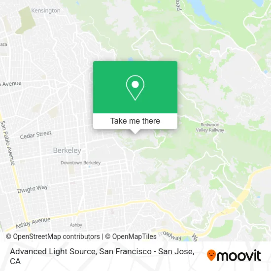 Mapa de Advanced Light Source