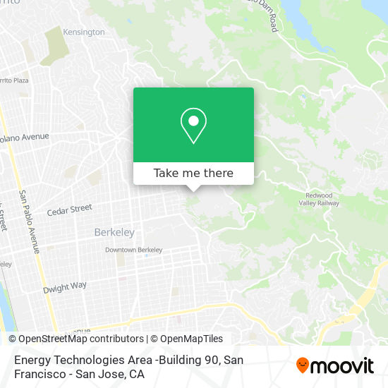 Energy Technologies Area -Building 90 map