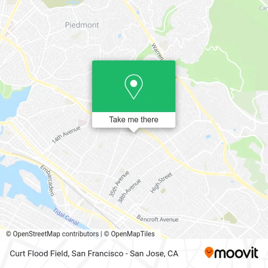 Curt Flood Field map