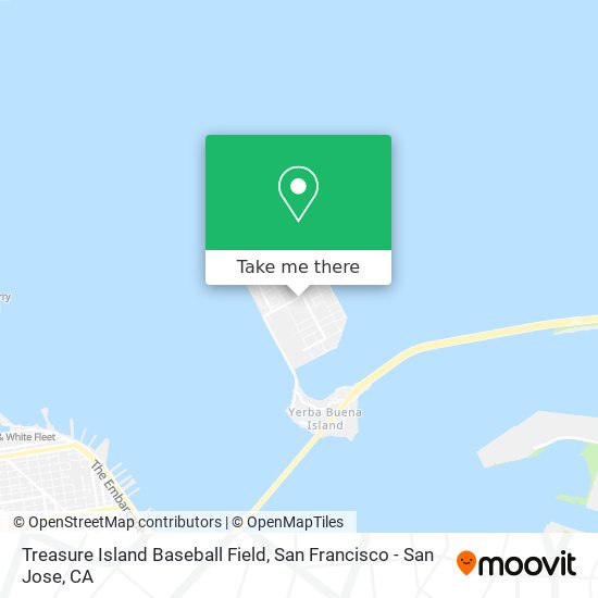 Treasure Island Baseball Field map