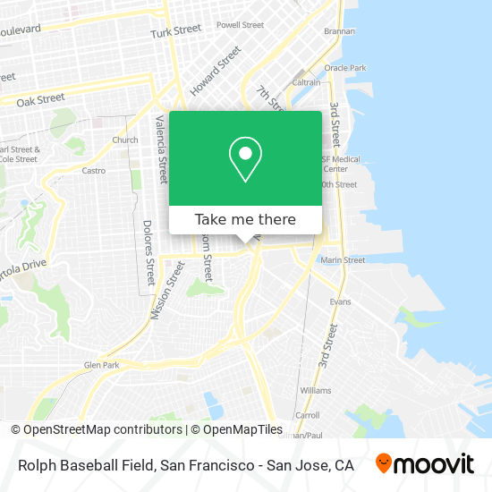 Mapa de Rolph Baseball Field
