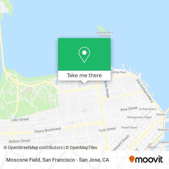 Moscone Field map