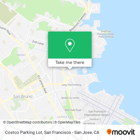 Mapa de Costco Parking Lot