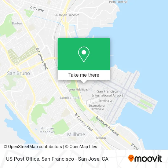 Mapa de US Post Office
