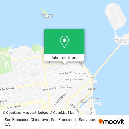 San Francisco Chinatown map