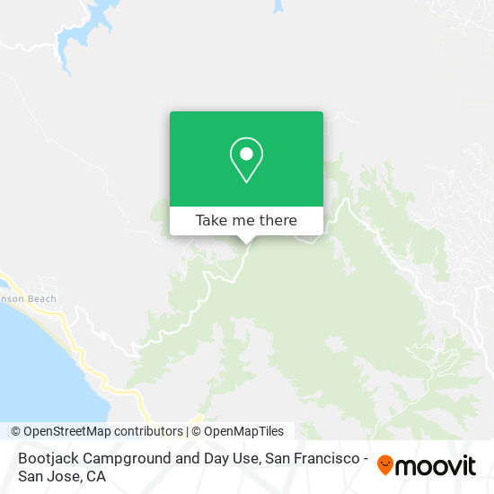 Mapa de Bootjack Campground and Day Use