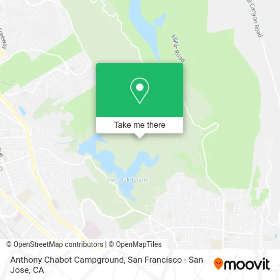 Anthony Chabot Campground map