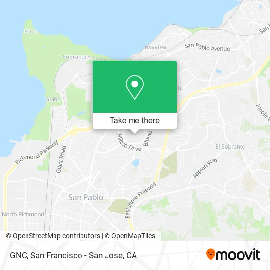 Mapa de GNC