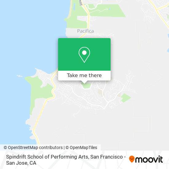 Mapa de Spindrift School of Performing Arts