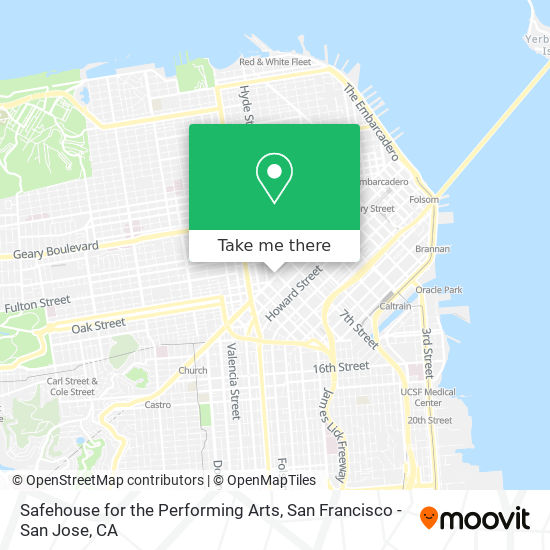 Safehouse for the Performing Arts map