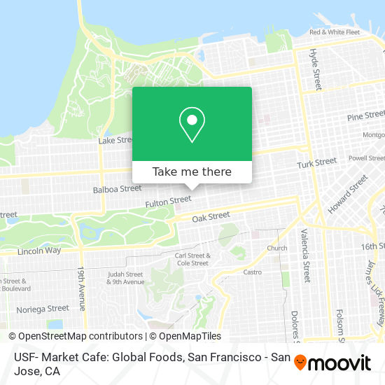 Mapa de USF- Market Cafe: Global Foods