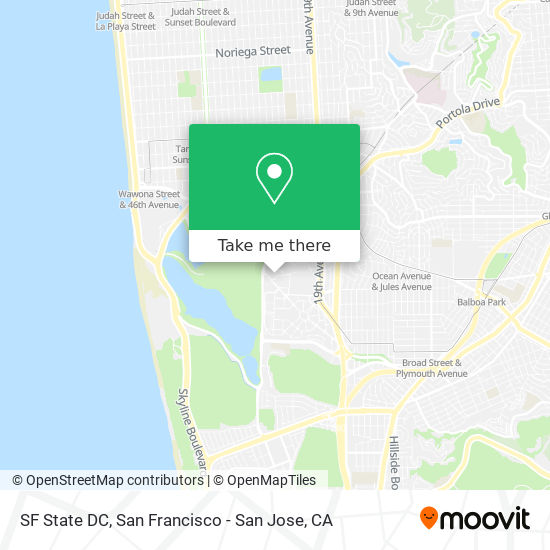 Mapa de SF State DC