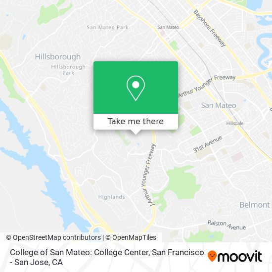 College of San Mateo: College Center map