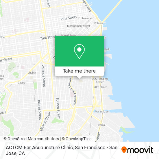 ACTCM Ear Acupuncture Clinic map