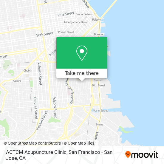 ACTCM Acupuncture Clinic map