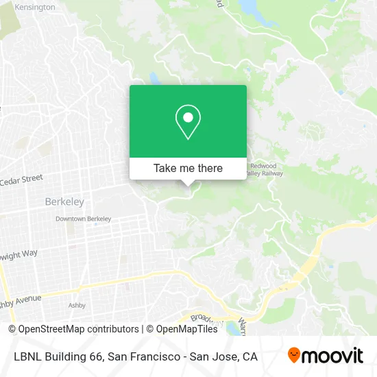 LBNL Building 66 map