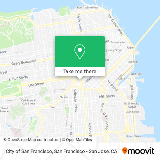 Mapa de City of San Francisco