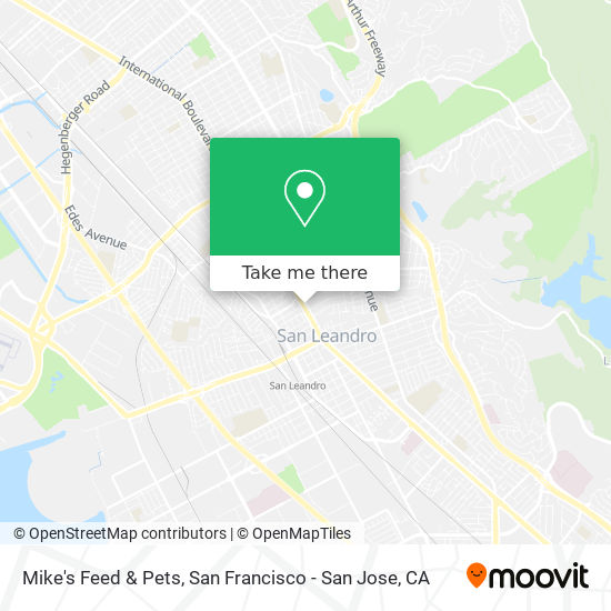 Mike's Feed & Pets map