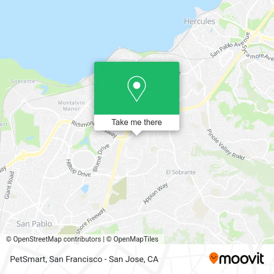Mapa de PetSmart