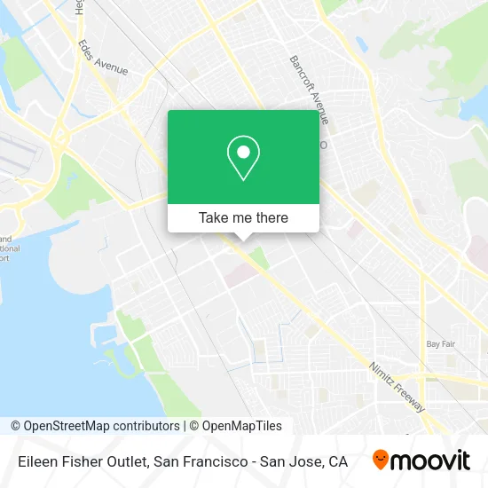 Eileen Fisher Outlet map