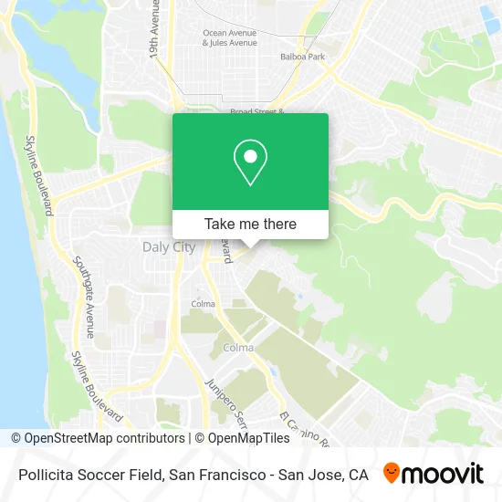 Pollicita Soccer Field map