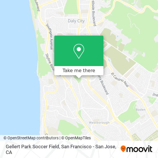 Gellert Park Soccer Field map