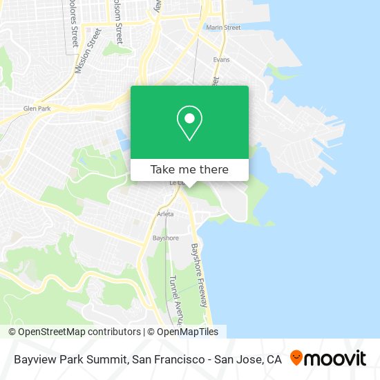 Mapa de Bayview Park Summit