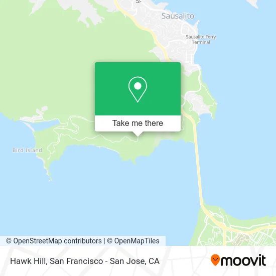 Hawk Hill map