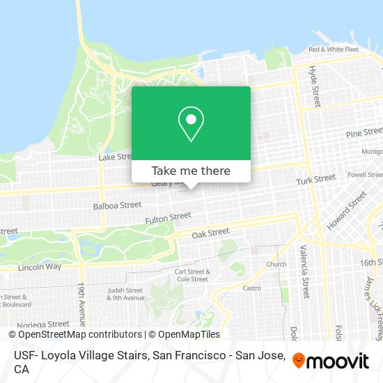 USF- Loyola Village Stairs map