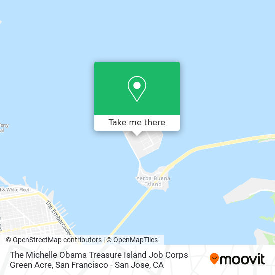 Mapa de The Michelle Obama Treasure Island Job Corps Green Acre