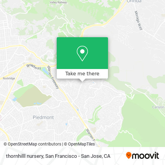 thornhilll nursery map