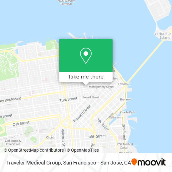 Traveler Medical Group map