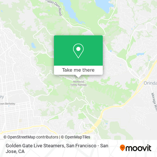 Mapa de Golden Gate Live Steamers