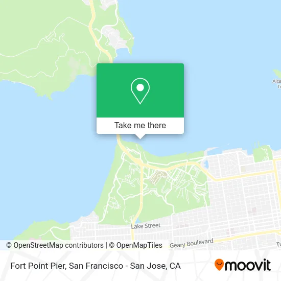Mapa de Fort Point Pier