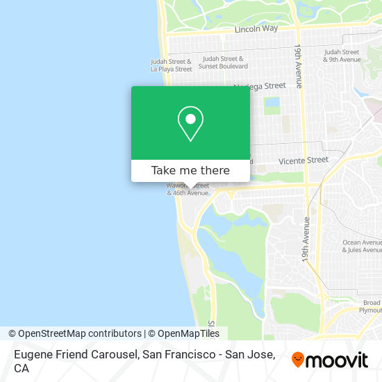 Eugene Friend Carousel map