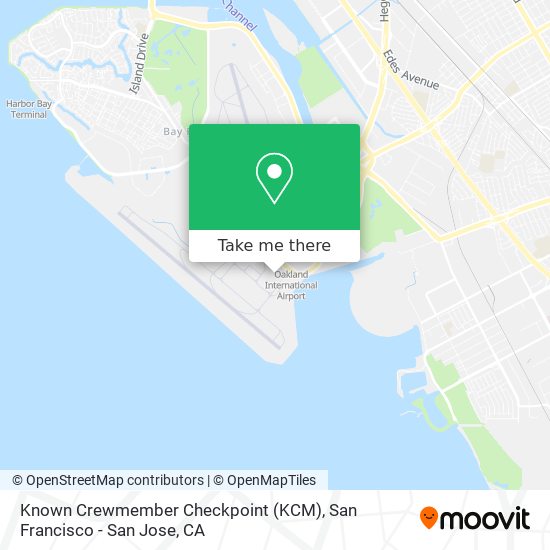 Mapa de Known Crewmember Checkpoint (KCM)
