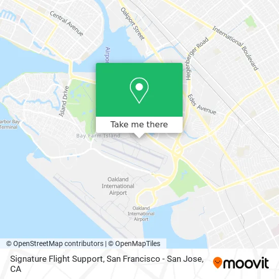 Mapa de Signature Flight Support