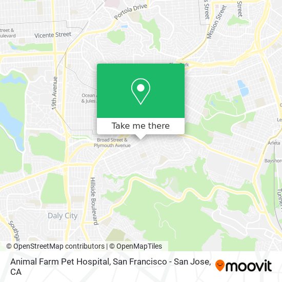 Animal Farm Pet Hospital map