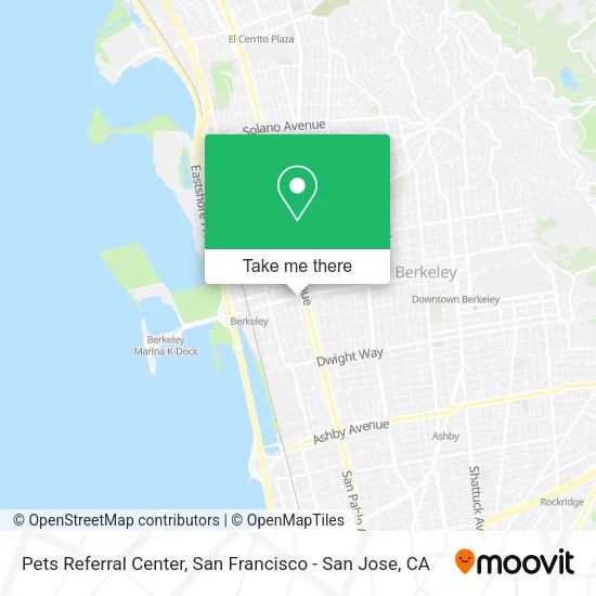 Pets Referral Center map