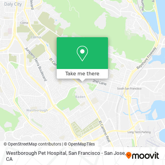 Mapa de Westborough Pet Hospital