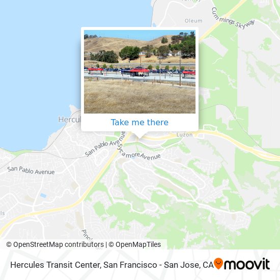 Mapa de Hercules Transit Center