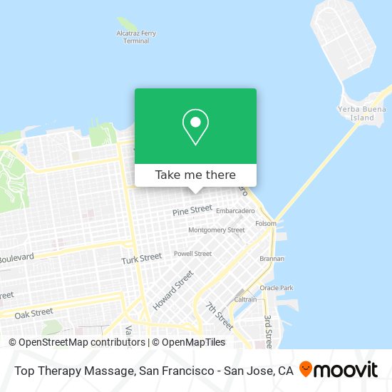 Top Therapy Massage map