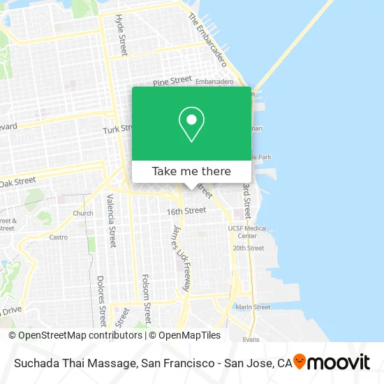 Mapa de Suchada Thai Massage