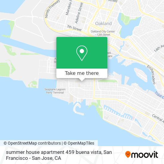Mapa de summer house apartment 459 buena vista