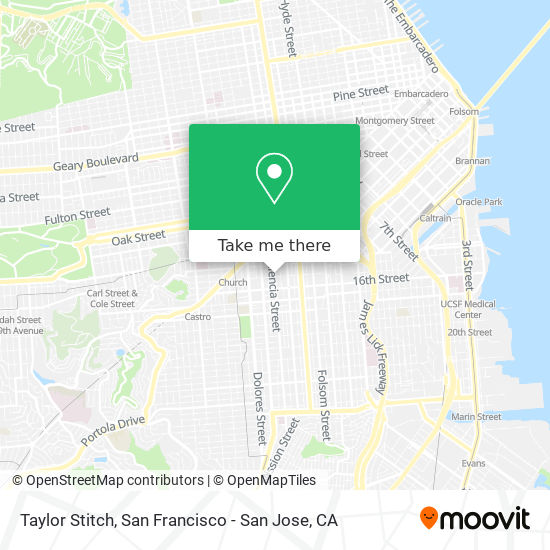 Taylor Stitch map